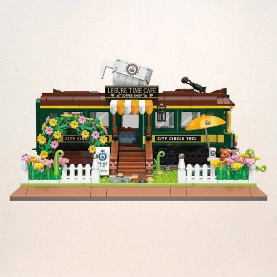 moc experts train coffee house modular mini bricks kids toys moc experts train coffee house modular mini bricks kids toys