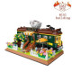 moc experts train coffee house modular mini bricks kids toys moc experts train coffee house modular mini bricks kids toys