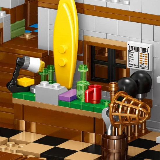 moc fisherman cabin house pier mini bricks toys moc fisherman cabin house pier mini bricks toys