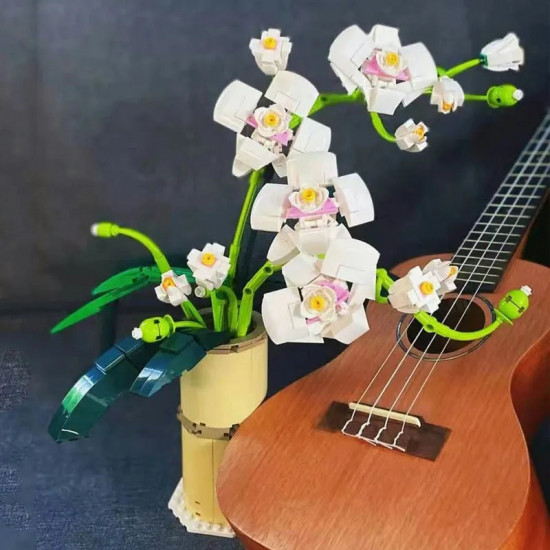 moc flower bouquet orchid romantic bricks toy moc flower bouquet orchid romantic bricks toy