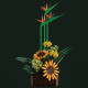 moc flower bouquet potted birds of paradise plant bricks toys moc flower bouquet potted birds of paradise plant bricks toys