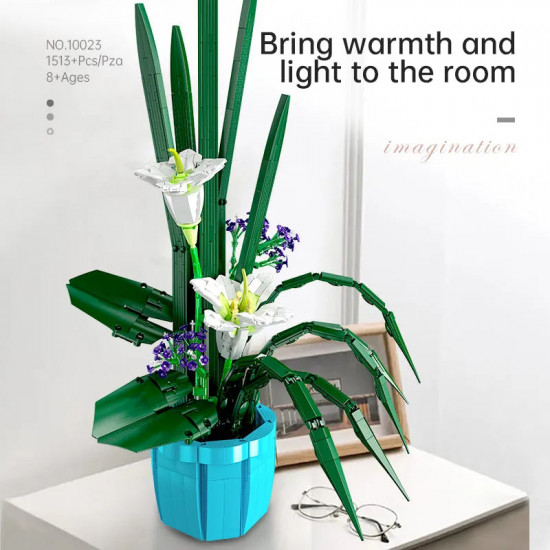 moc flowers bouquet bonsai lily potted plant bricks toys moc flowers bouquet bonsai lily potted plant bricks toys