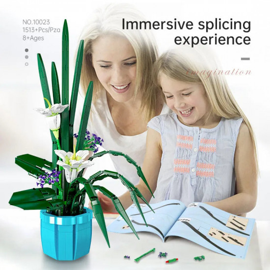 moc flowers bouquet bonsai lily potted plant bricks toys moc flowers bouquet bonsai lily potted plant bricks toys
