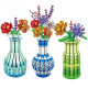 moc flowers bouquet plants vase bricks pot kids toys moc flowers bouquet plants vase bricks pot kids toys