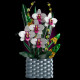 moc flowers bouquet potted butterfly orchid plant bricks toy moc flowers bouquet potted butterfly orchid plant bricks toy