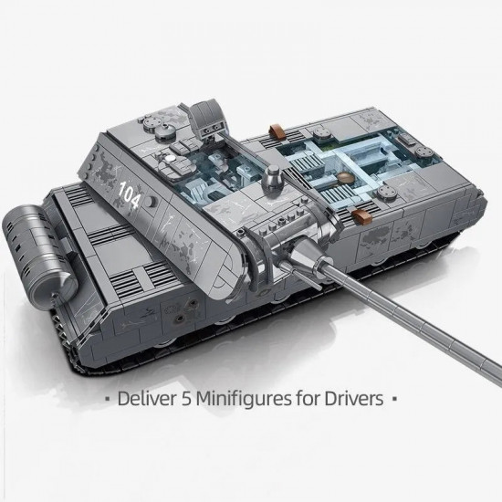 moc german panzer mk8 main battle tank bricks toy moc german panzer mk8 main battle tank bricks toy