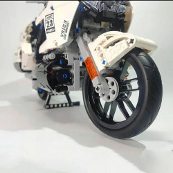 moc gold wing gl1800 classic motorcycle bricks toys 23001