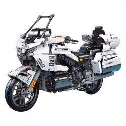 moc gold wing gl1800 classic motorcycle bricks toys 23001