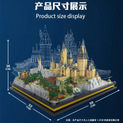 moc harry movie potter school of witchcraft bricks toys