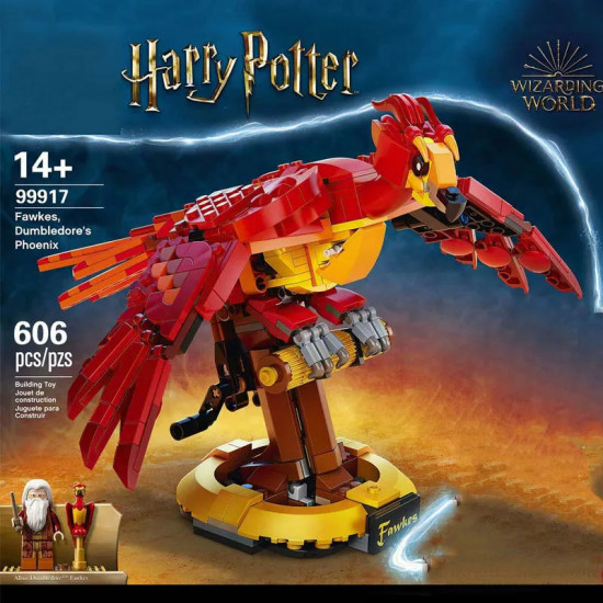 moc harry potter 99917 fawkes dumbledore’s phoenix bricks toy moc harry potter 99917 fawkes dumbledore’s phoenix bricks toy