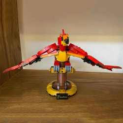 moc harry potter 99917 fawkes dumbledore’s phoenix bricks toy