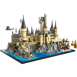 moc harry potter hogwarts castle and grounds bricks toy