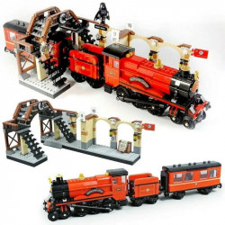 moc harry potter hogwarts express train bricks toys