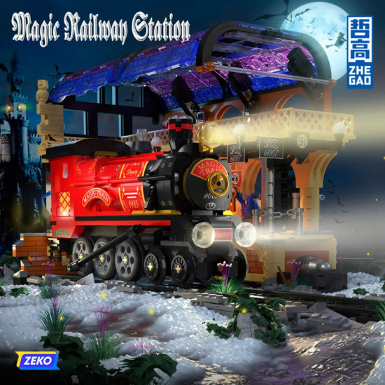 moc harry potter magic railway train station mini bricks toys moc harry potter magic railway train station mini bricks toys