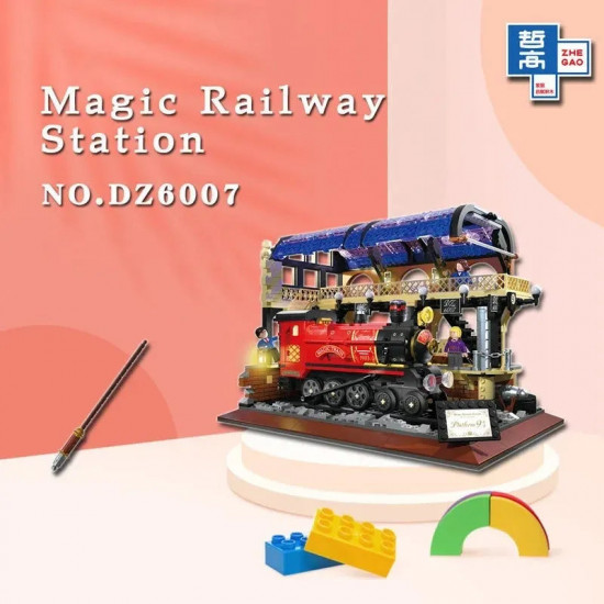 moc harry potter magic railway train station mini bricks toys moc harry potter magic railway train station mini bricks toys