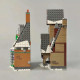 moc harry potter x19070 hogsmeade village bricks kids toys moc harry potter x19070 hogsmeade village bricks kids toys
