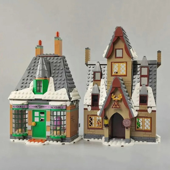moc harry potter x19070 hogsmeade village bricks kids toys moc harry potter x19070 hogsmeade village bricks kids toys