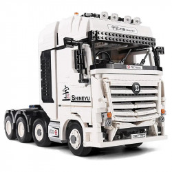 moc heavy container truck arocs bricks toys qc007
