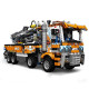 moc heavy-duty pneumatic concrete pump truck bricks toy moc heavy-duty pneumatic concrete pump truck bricks toy