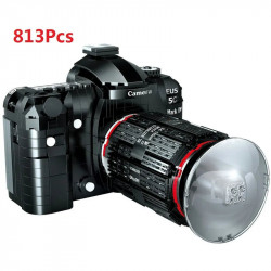 moc idea digital photo camera mini bricks toy 00849