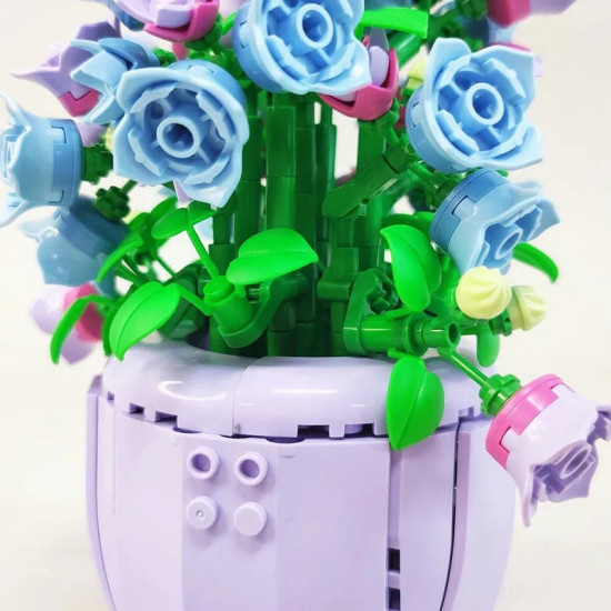 moc idea potted bellflower plant bricks kids toys moc idea potted bellflower plant bricks kids toys