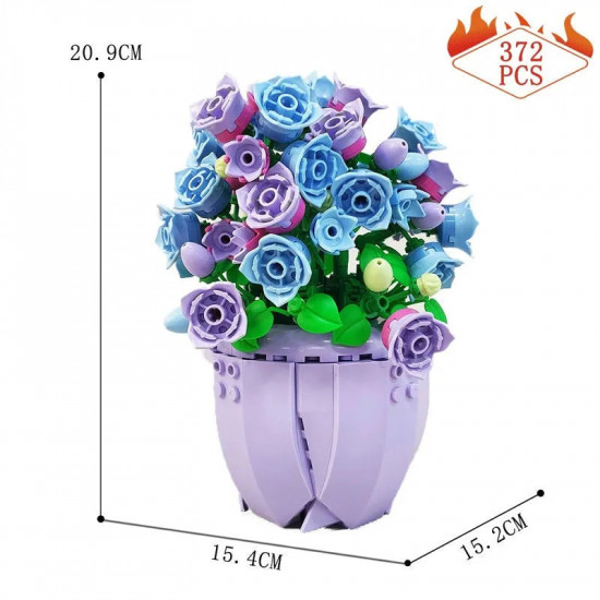 moc idea potted bellflower plant bricks kids toys moc idea potted bellflower plant bricks kids toys