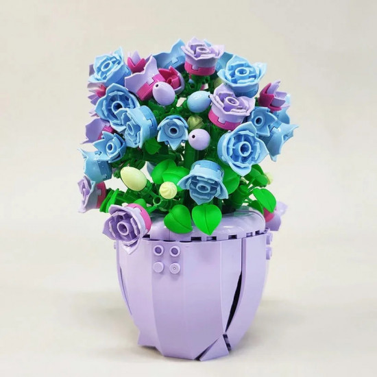 moc idea potted bellflower plant bricks kids toys moc idea potted bellflower plant bricks kids toys