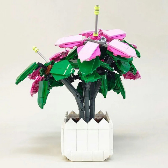 moc idea potted lyly azalea plant bricks kids toys moc idea potted lyly azalea plant bricks kids toys