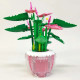 moc idea potted palm pink plants bricks kids toys moc idea potted palm pink plants bricks kids toys
