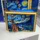 moc ideas art 3d starry night picture frame bricks kids toys moc ideas art 3d starry night picture frame bricks kids toys