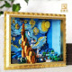 moc ideas art 3d starry night picture frame bricks kids toys moc ideas art 3d starry night picture frame bricks kids toys