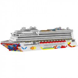 moc ideas big luxury cruise liner ship mini bricks toys