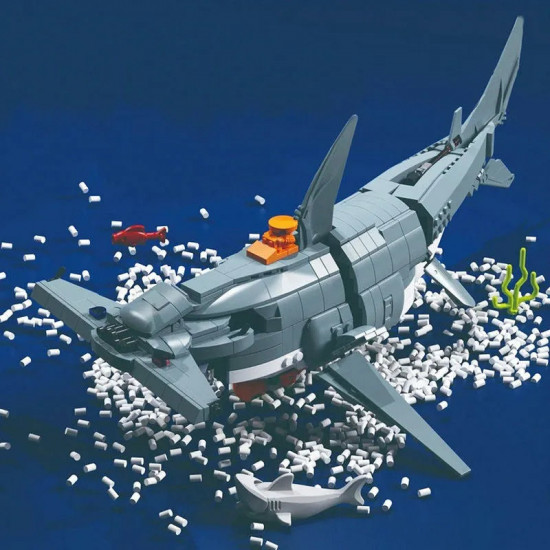 moc ideas coast guard bionic mech shark bricks toy moc ideas coast guard bionic mech shark bricks toy
