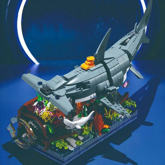 moc ideas coast guard bionic mech shark bricks toy moc ideas coast guard bionic mech shark bricks toy