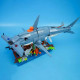 moc ideas coast guard bionic mech shark bricks toy moc ideas coast guard bionic mech shark bricks toy