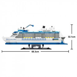moc ideas cruise liner ship ocean boat mini bricks toys