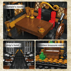 moc ideas experts sea gull pirate ship bricks toys 13083