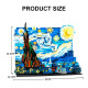 moc ideas famous paint starry night bricks toys dk3001 moc ideas famous paint starry night bricks toys dk3001