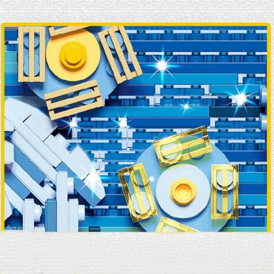 moc ideas famous paint starry night bricks toys dk3001 moc ideas famous paint starry night bricks toys dk3001