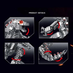 moc ideas mech godzilla monster q version bricks toys