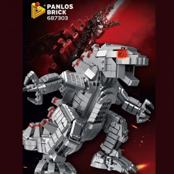 moc ideas mech godzilla monster q version bricks toys