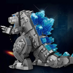moc ideas monster mecha godzilla q version bricks toys