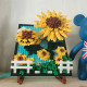 moc ideas sunflowers helianthus art painting bricks toy moc ideas sunflowers helianthus art painting bricks toy