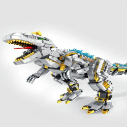 moc jurassic dinosaur mechanical allosaurus bricks toy
