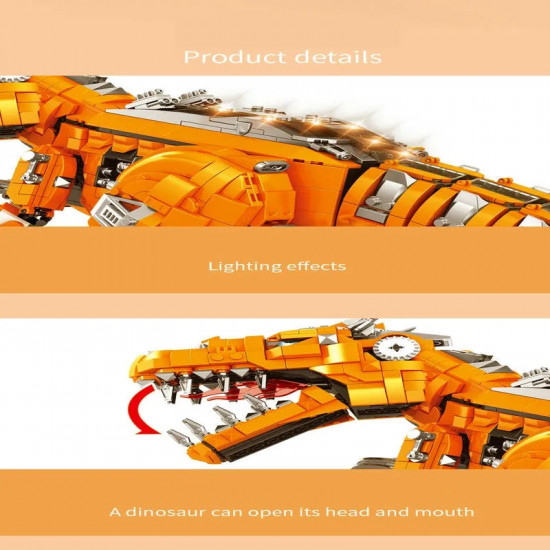 moc jurassic dinosaur mechanical tyrannosaurus bricks toy moc jurassic dinosaur mechanical tyrannosaurus bricks toy
