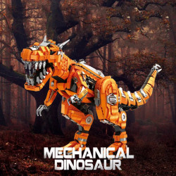 moc jurassic dinosaur mechanical tyrannosaurus bricks toy