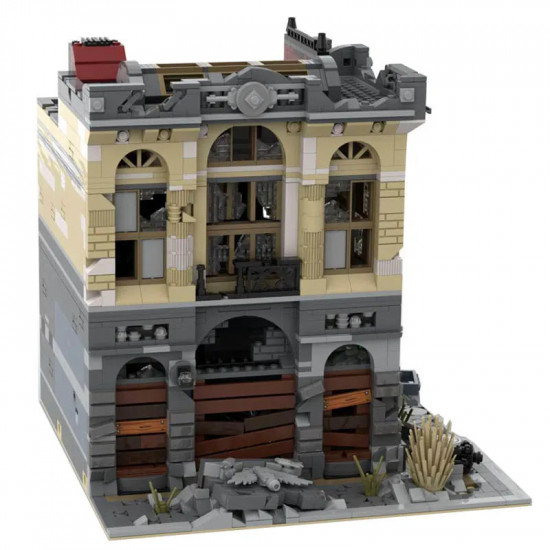 moc k126 experts ruin city bank apocalypse bricks toys moc k126 experts ruin city bank apocalypse bricks toys