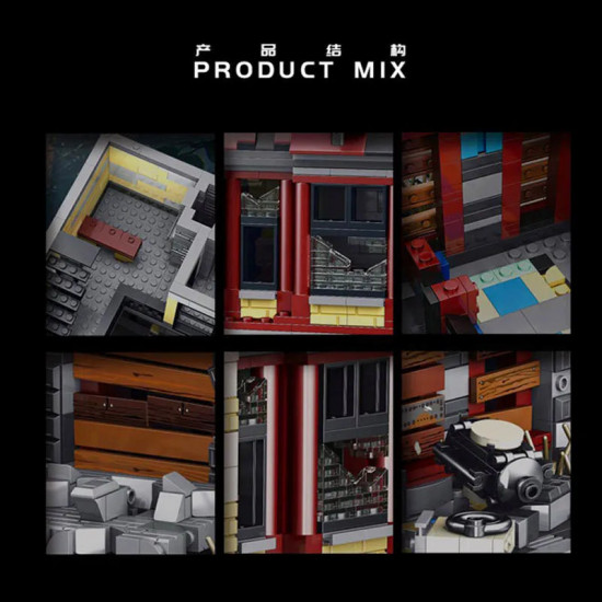 moc k126 experts ruin city bank apocalypse bricks toys moc k126 experts ruin city bank apocalypse bricks toys