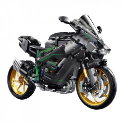 moc kawasaki h2r racing motorcycle bricks toys t4019