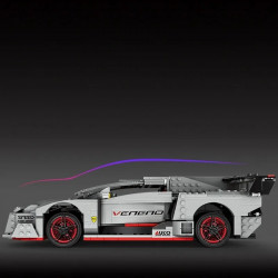 moc lambo veneno super racing sports car bricks toys 13110